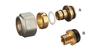 Connector for Al-PEX