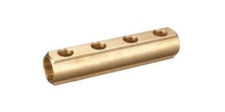 Bar Manifold, Brass Color