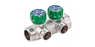 Manifold, Nickel Plated, Plastic Handle