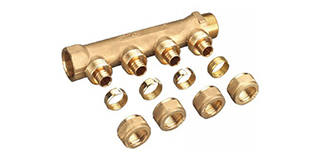 Manifold, Brass Color