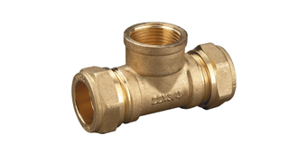 Female Tee Compression Fittings