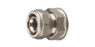 Female straight Al-PEX Fittings Nickel Plated