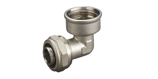 Female Elbow Al-PEX Fittings Nickel Plated