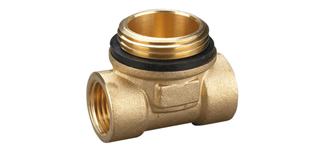 Tee Male/Female with Oring