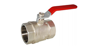 Ball Valve Female/Female Nickel Plated Steel Handle